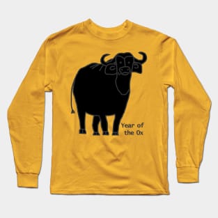 Year of the Ox Black Long Sleeve T-Shirt